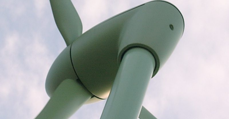 Tulipo Wind mill close up